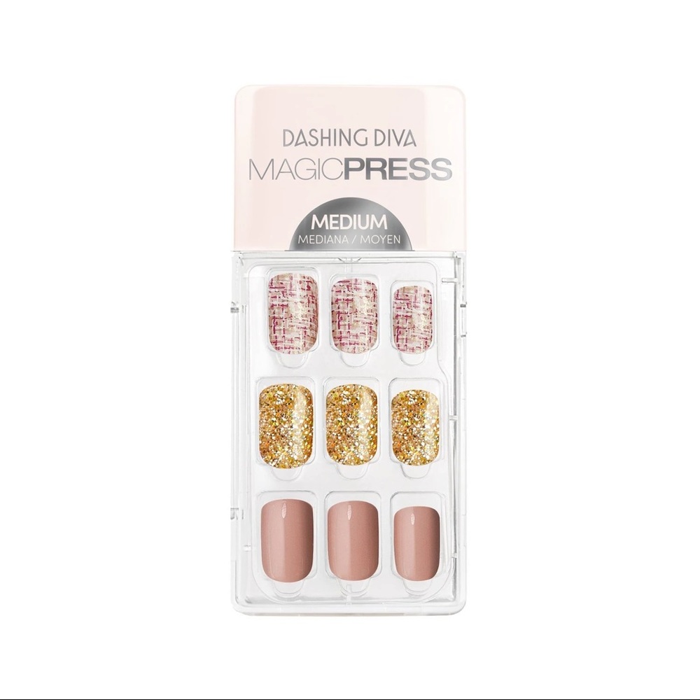 Dashing Diva Magic Press Nails in Tweed Tuesday